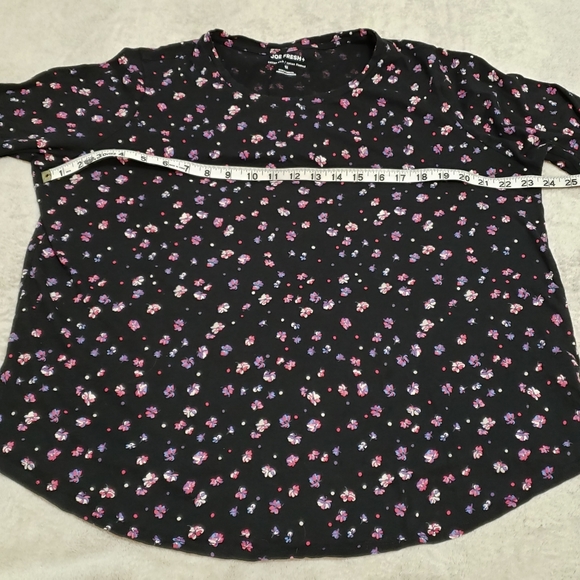 Joe Fresh Cotton Floral Long Sleeve Tee 1X - Picture 8 of 11